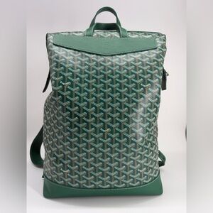 Goyard Cisalpin Green Backpack